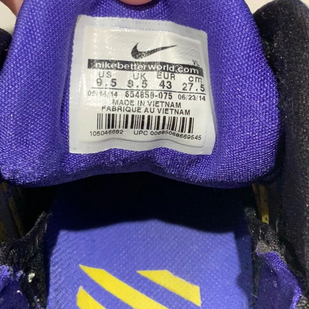 LSU Men’s Basketball Shoes Size 9.5 - Picture 5 of 9